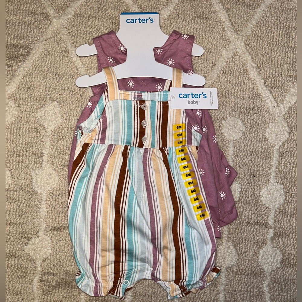 NWT Carters girls 3 piece set
